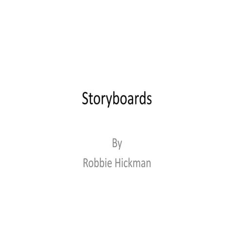 Storyboards