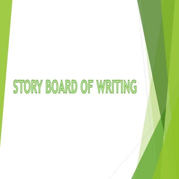 Story board writing's ebi