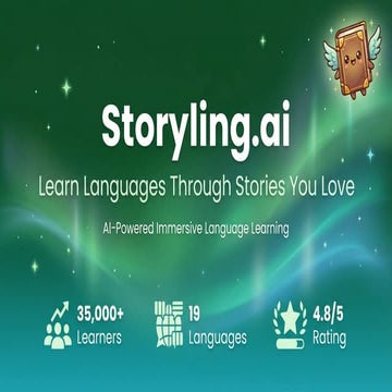 Storyling.Ai | Learn Languages Through Stories You Love | PDF