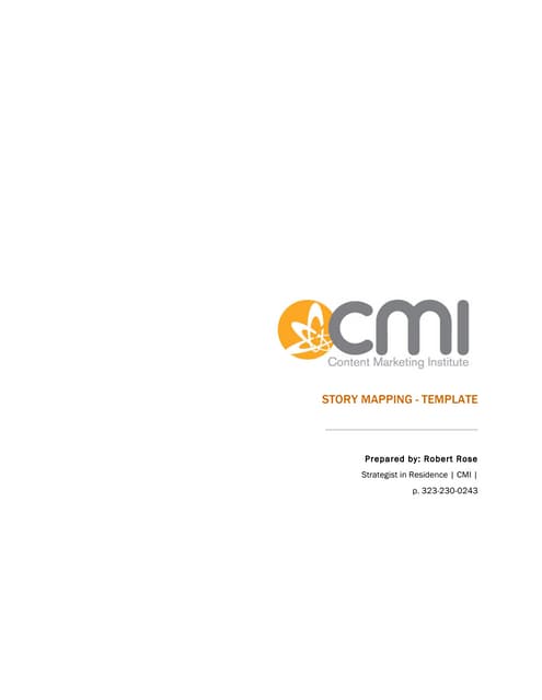 Storymapping Template