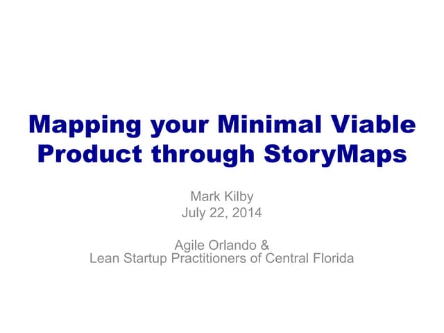Story maps and personas   an intro