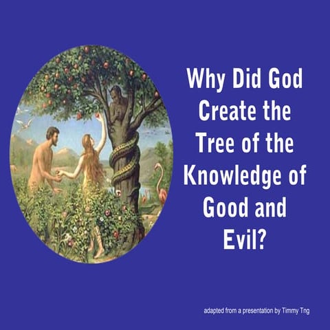 Story of garden of eden