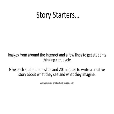 Story Starters