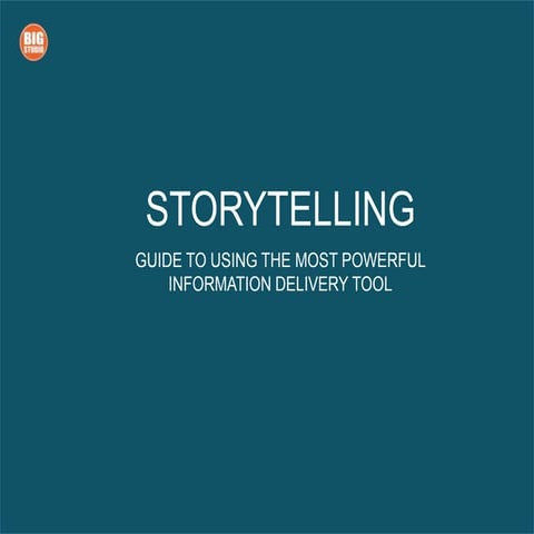 Integrate storytelling into design