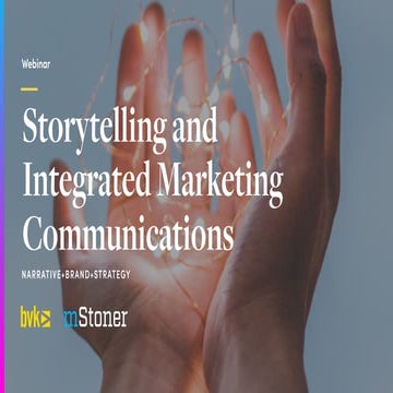 Storytelling and Integrated Marketing Communications