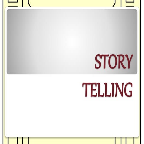 Storytelling and interpretative reading