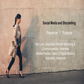 Storytelling and social media - your talent engagement toolkit