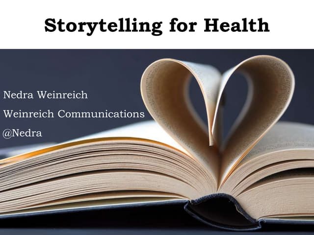 Storytelling for Health