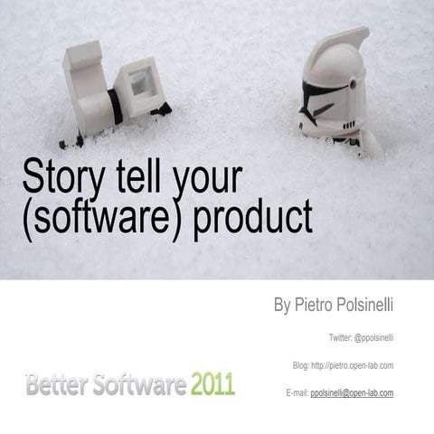 Storytelling for software marketing