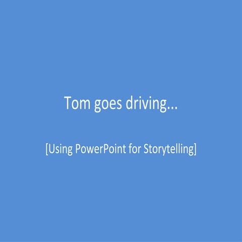 Storytelling In Power Point