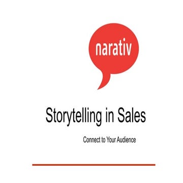 Storytelling In Sales 