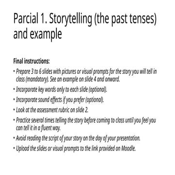 Storytelling instructions......................
