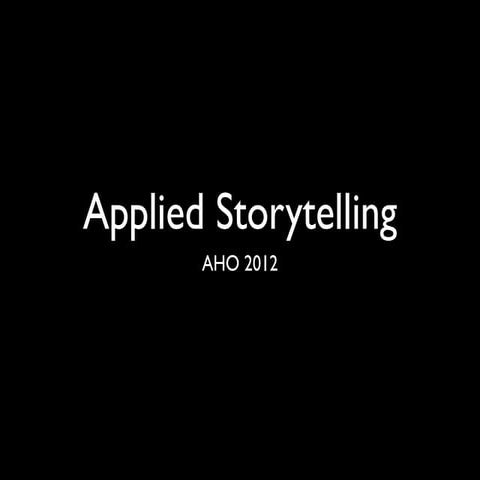 Storytelling intro