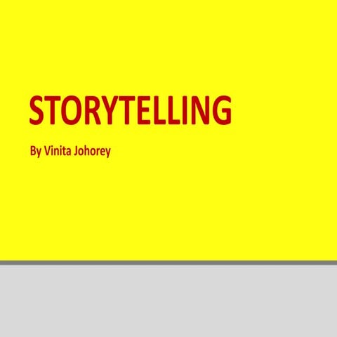 Storytelling For Startups