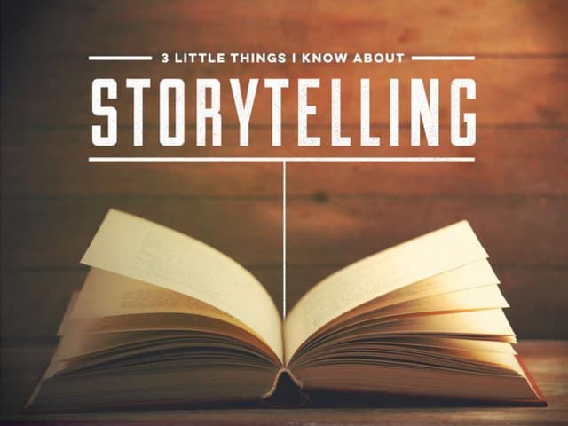 3 Storytelling Tips - From Acclaime...