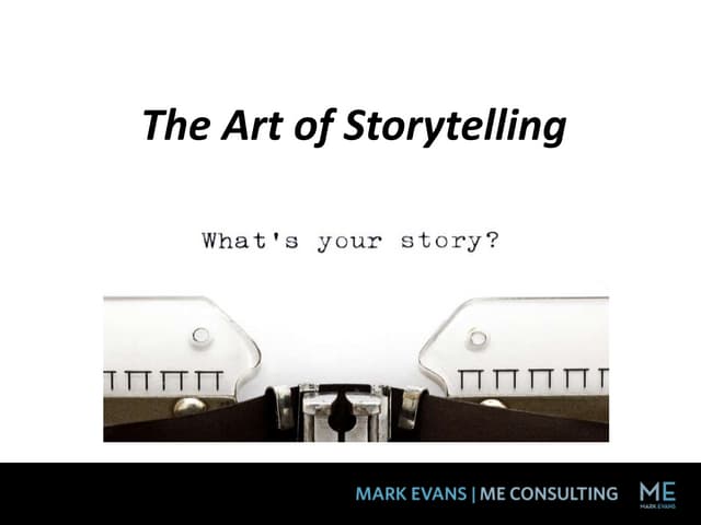 Storytelling presentation (ma rs, june 11)