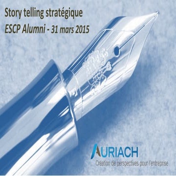 Story telling stratégique