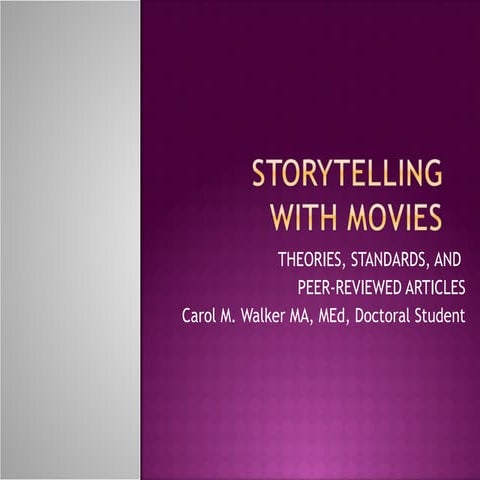 Storytelling With Movies