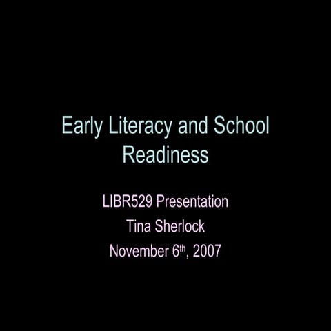 Storytime&Early Literacy