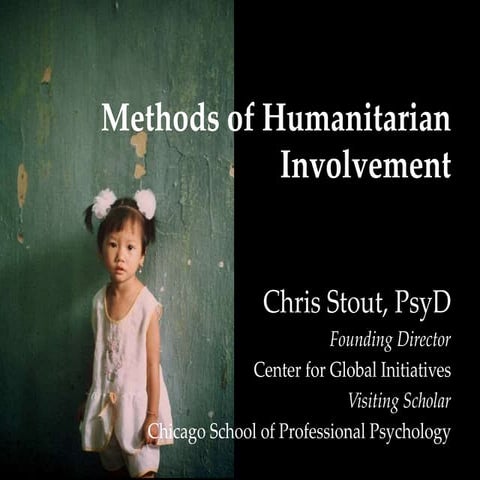 Methods of Humanitarian Intervention - APA 2019