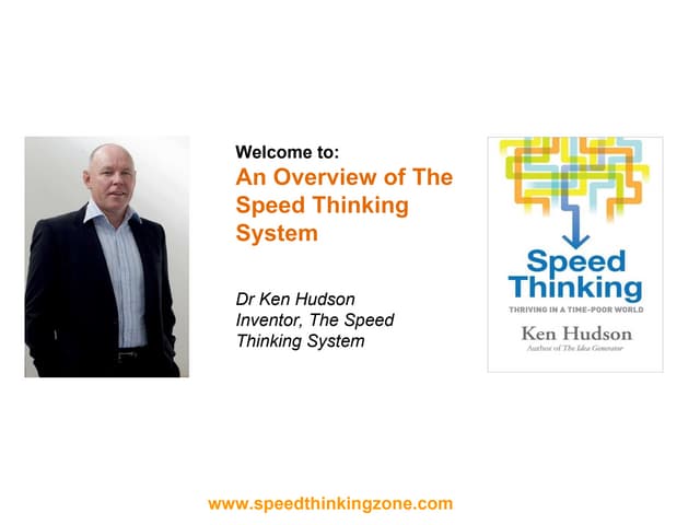 Speed Thinking overview