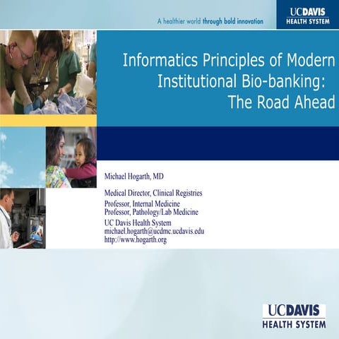 Informatics Principles of Modern Institutional Bio-banking: The Road Ahead