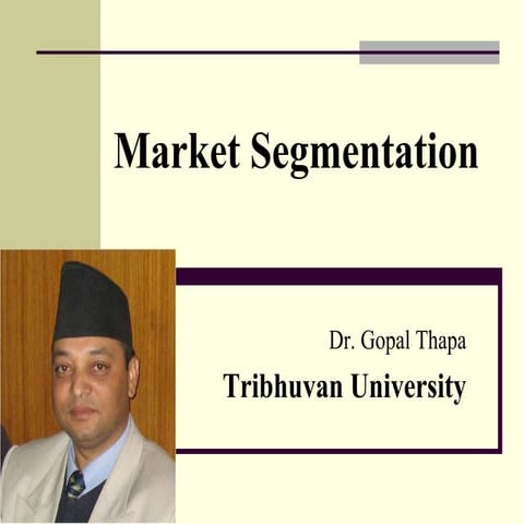 STP: Segmentation, Targeting and Positioning