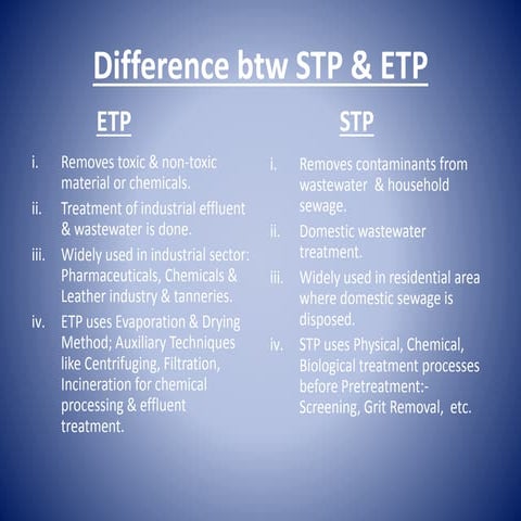 Stp / etp