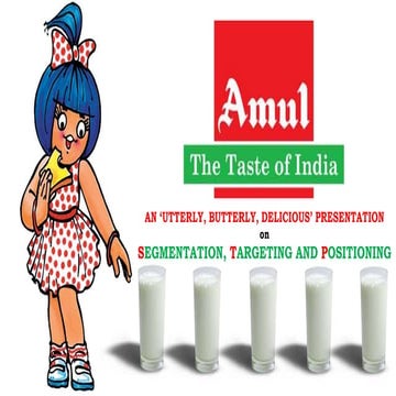 Advertorial and Segmentation Targeting Positioning (STP) Analysis of AMUL