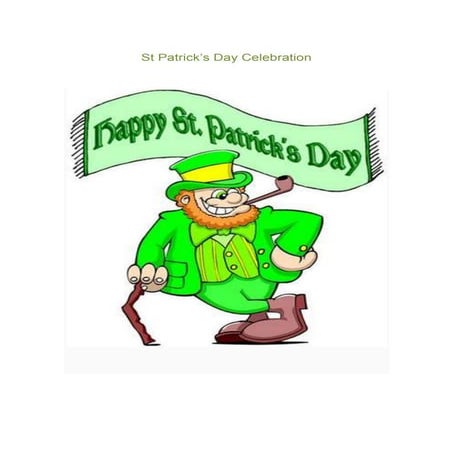 St Patrick's Celebration
