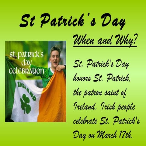 St patrick’s day