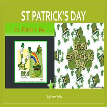 St Patrick’s day