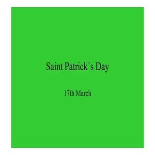 St patrick´s day