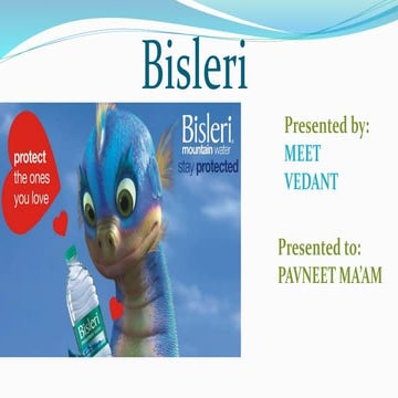 STP OF BISLERI BY MEET AND VEDANT.pptx for st