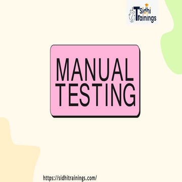 manual testing | PPT