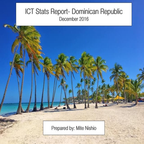 Dominican ICT stats -  December 2016