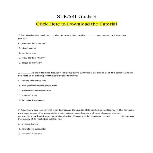 Str 581 guide 3 89) Which social responsibility theory has been advocated by ...