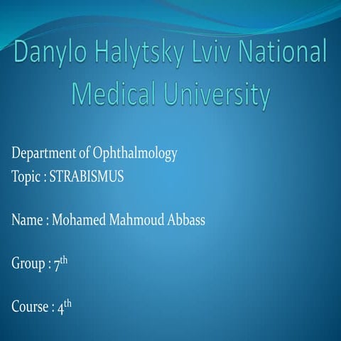 Strabismus