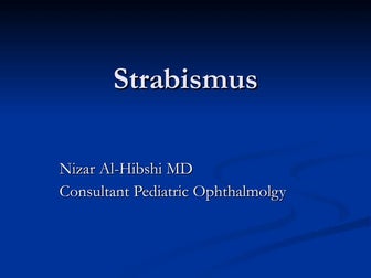 Strabismus