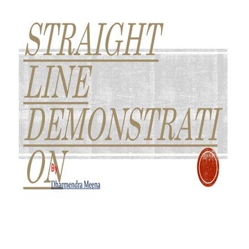 straight line Demonstration Dharmendra Meena (1).pptx