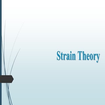 Strain Theory