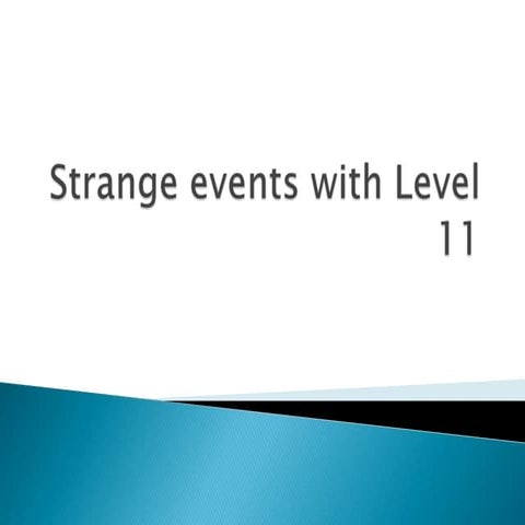 Strange events with daisy