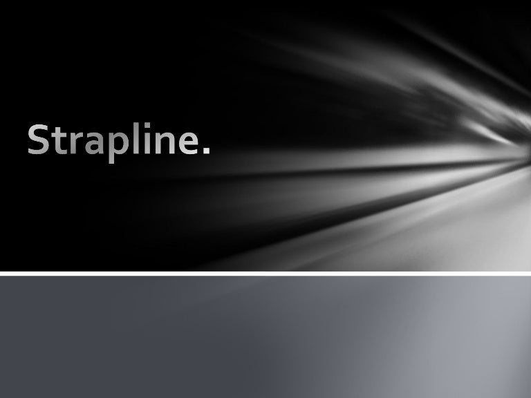 Strapline
