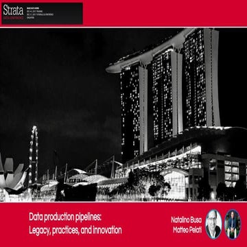 Data Production Pipelines: Legacy, practices, and innovation