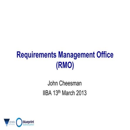 Requirements Management Office - Strata 