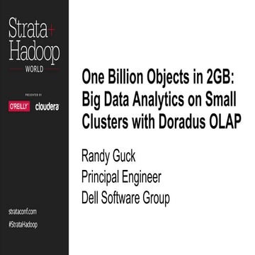 Strata Presentation: One Billion Objects in 2GB: Big Data Analytics on Small ...