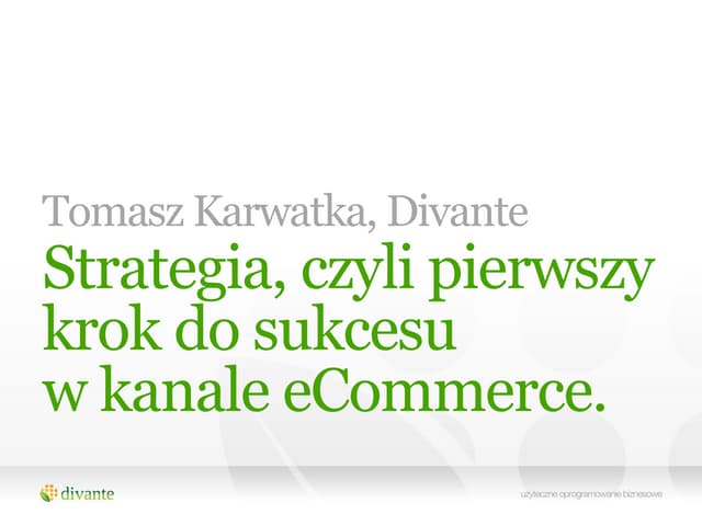 Strategia eCommerce