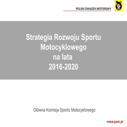 Strategia GKSM na lata 2016 - 2020