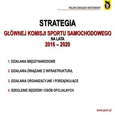 Strategia GKSS 2016 - 2020