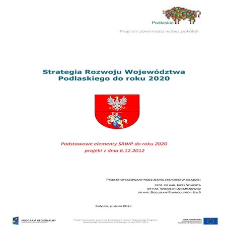 Strategia rozwoju woj_podlaskiego